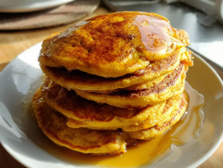 2-Ingredient Pumpkin Pancakes