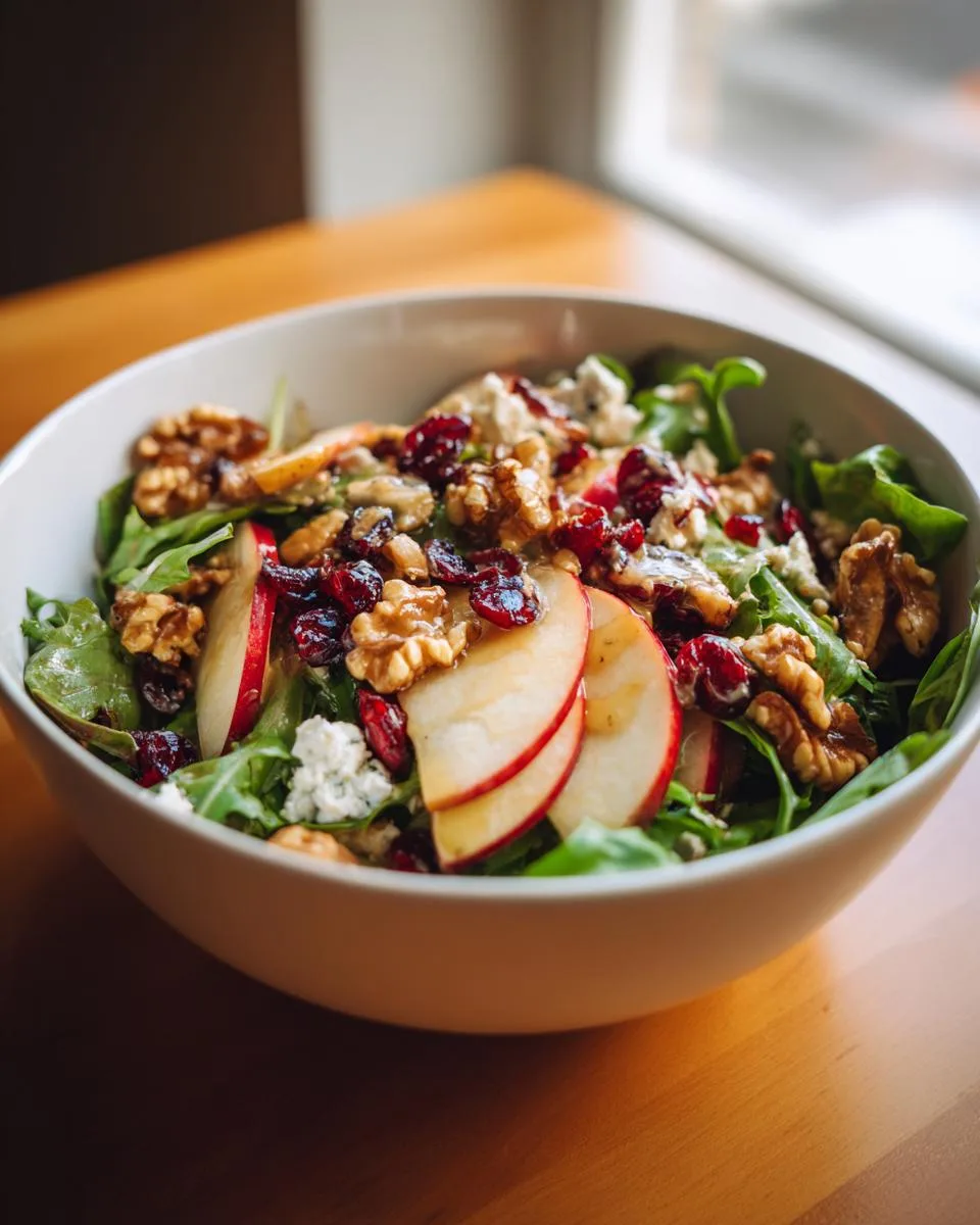 Apple Cranberry Walnut Salad - detail 3