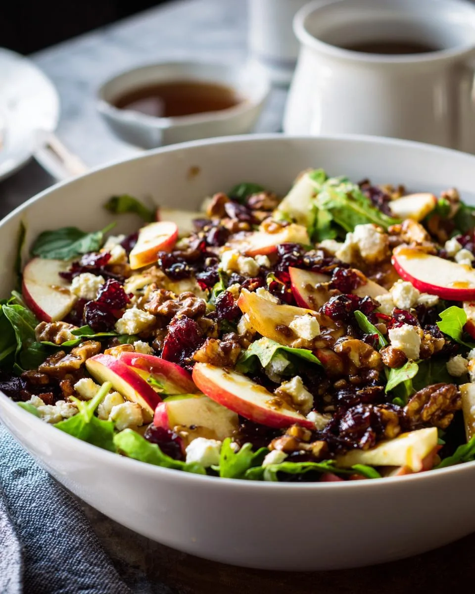 Apple Cranberry Walnut Salad - detail 4