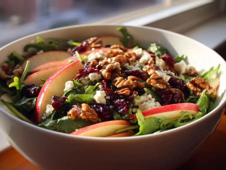 Apple Cranberry Walnut Salad