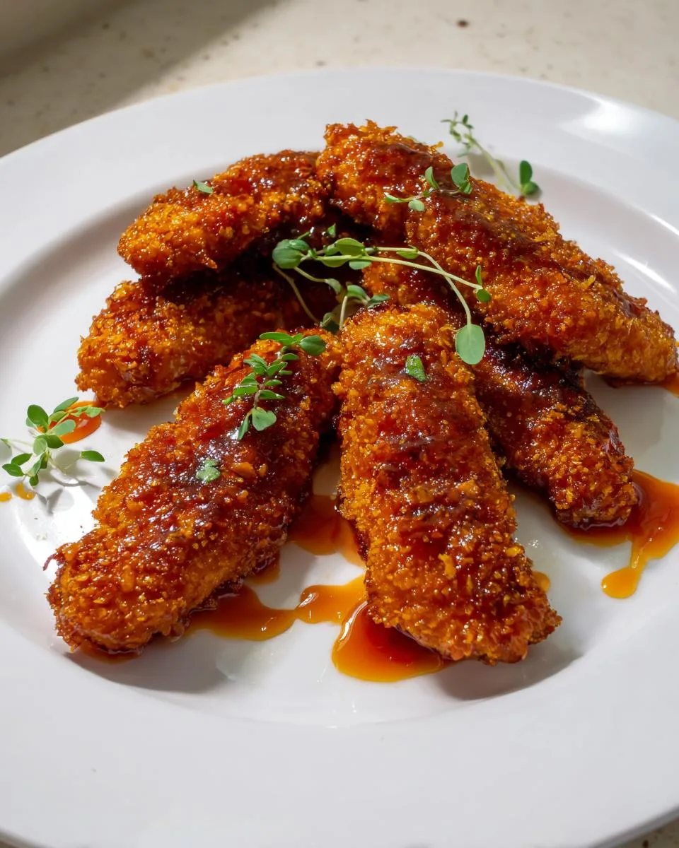 Baked Crunchy Hot Honey Chicken - detail 1