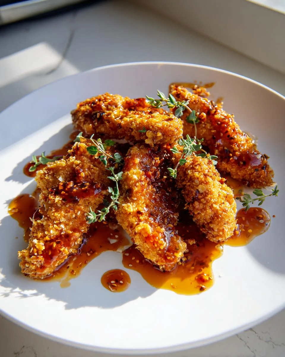 Baked Crunchy Hot Honey Chicken - detail 3