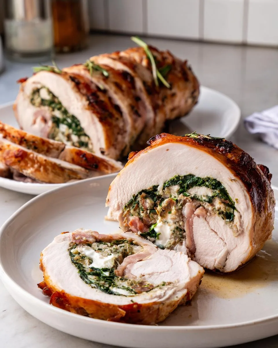 Best Christmas Stuffed Turkey Breast - detail 2