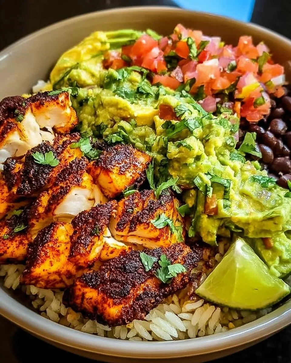 Blackened Fish Taco Bowls - detail 4