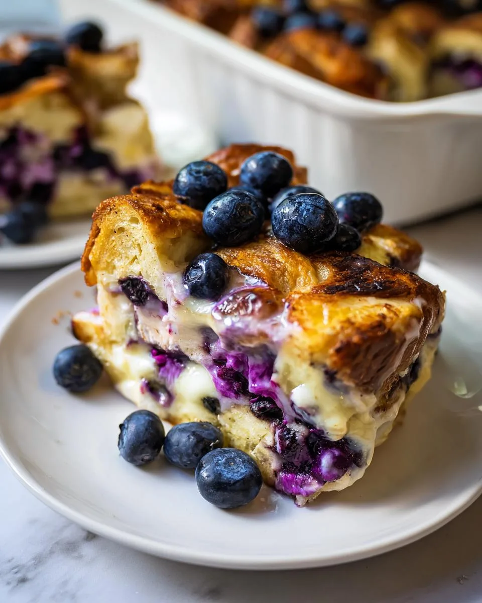 Blueberry French Toast Casserole - detail 1