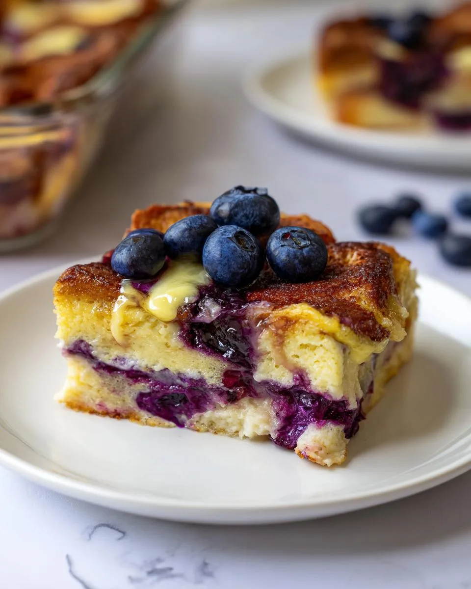 Blueberry French Toast Casserole - detail 2