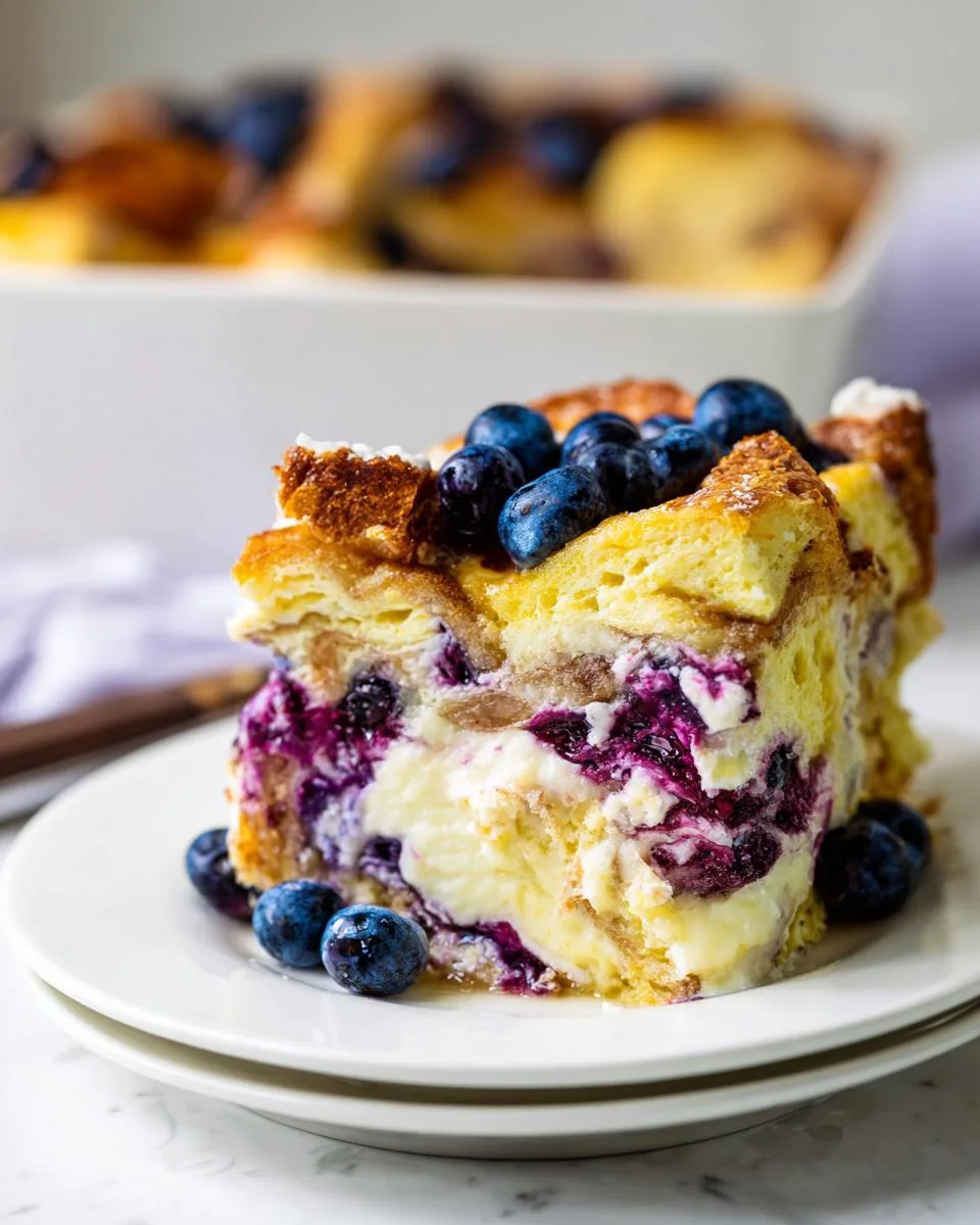 Blueberry French Toast Casserole - detail 3
