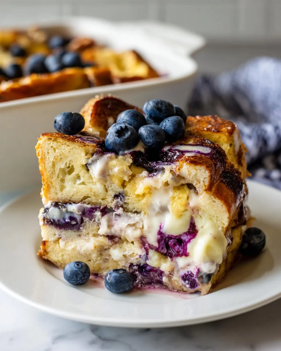 Blueberry French Toast Casserole - detail 4