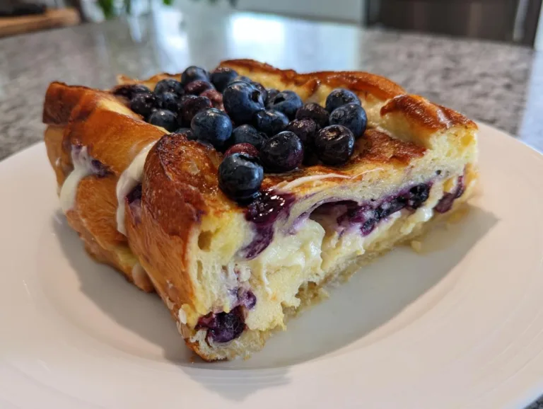 Blueberry French Toast Casserole