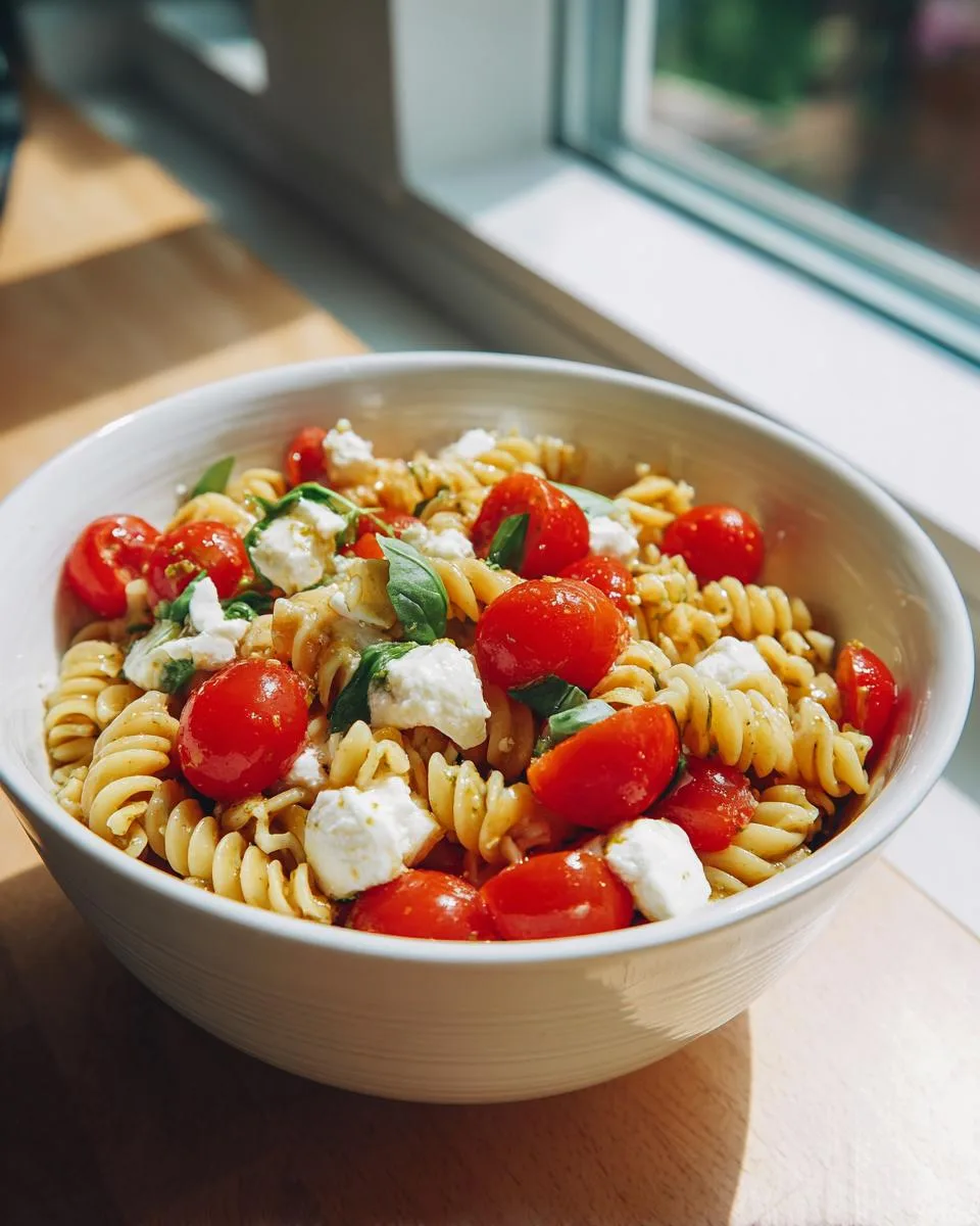 Caprese Pasta Salad - detail 3