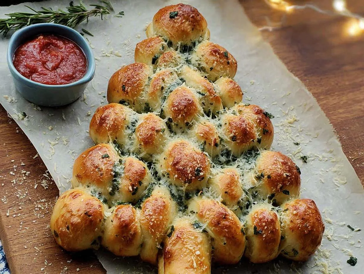 Cheesy Pull Apart Christmas Bread – 16-Minute Delight