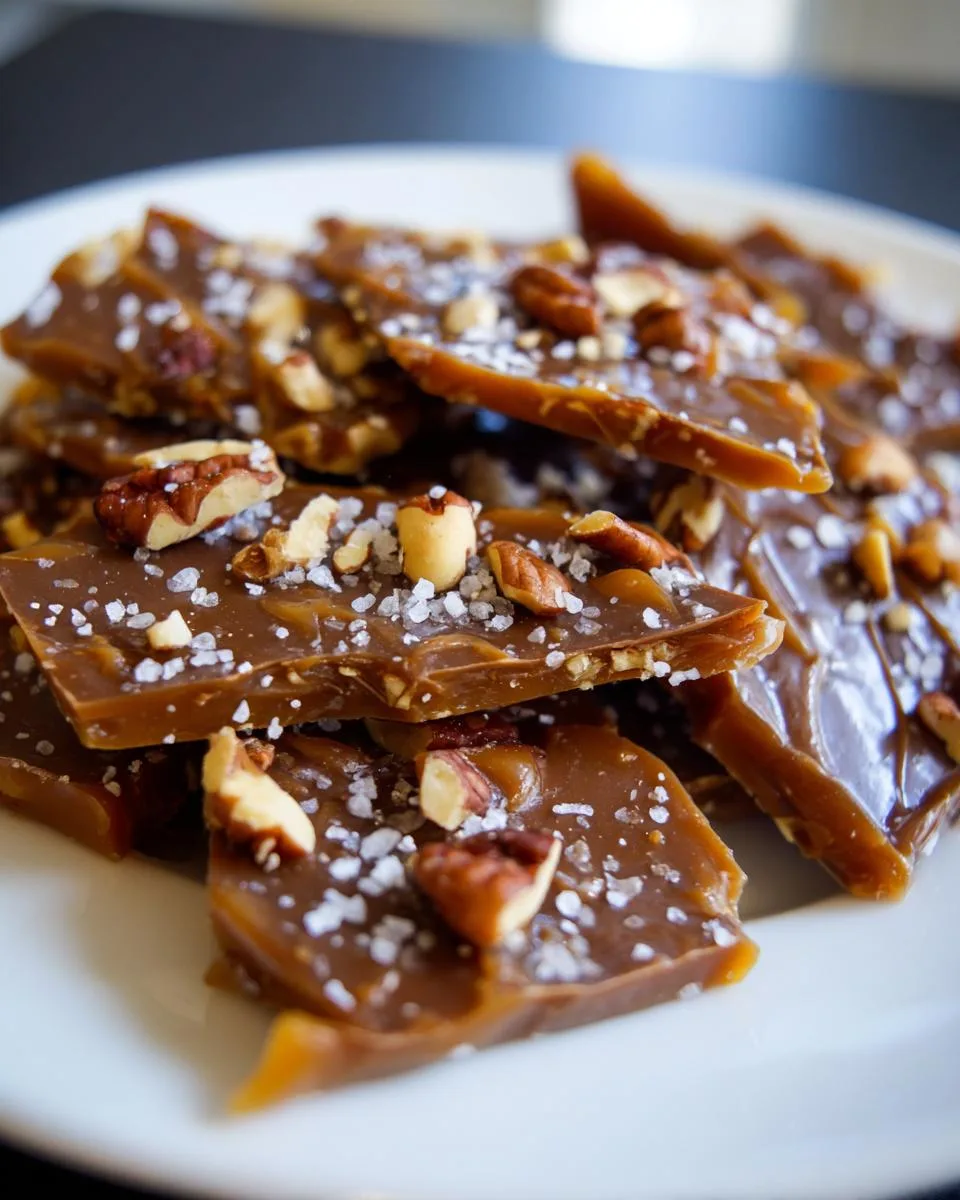 Chewy Christmas Toffee - detail 1
