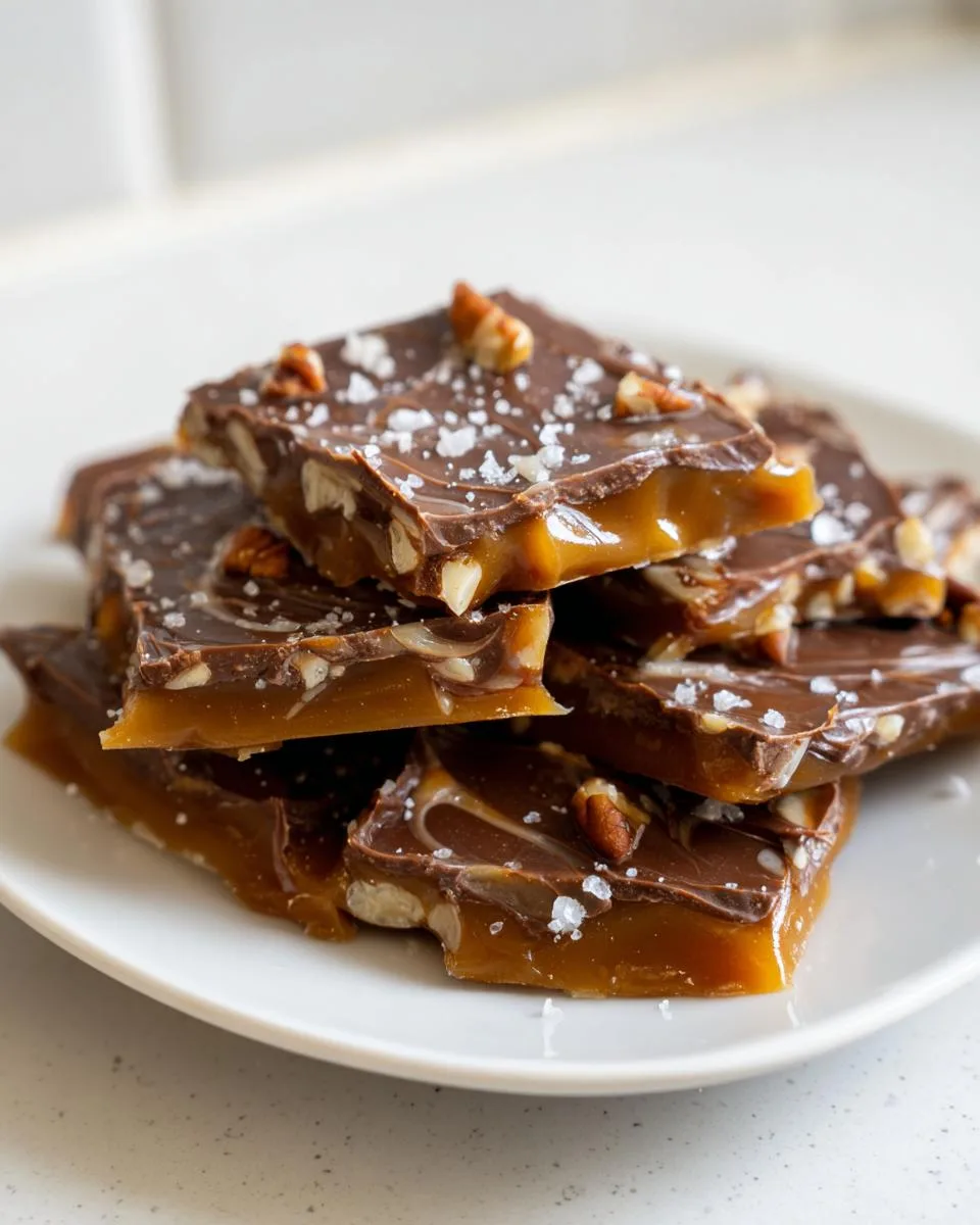Chewy Christmas Toffee - detail 2