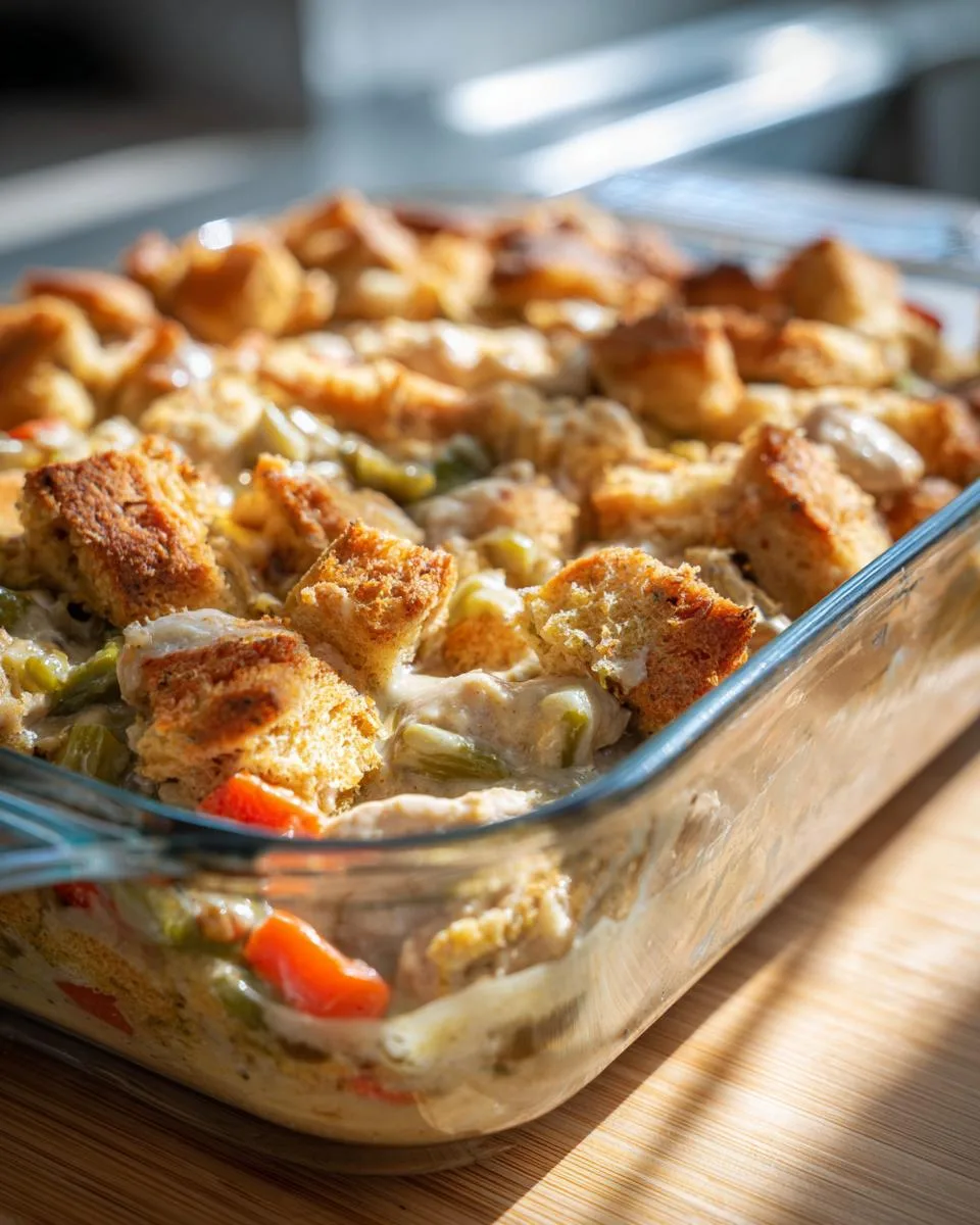 Chicken and Stuffing Casserole - detail 3