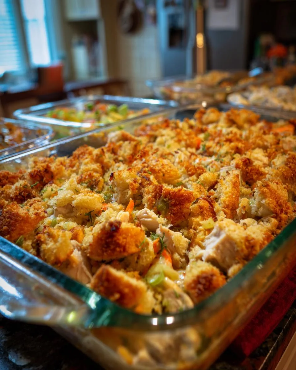 Chicken and Stuffing Casserole - detail 4
