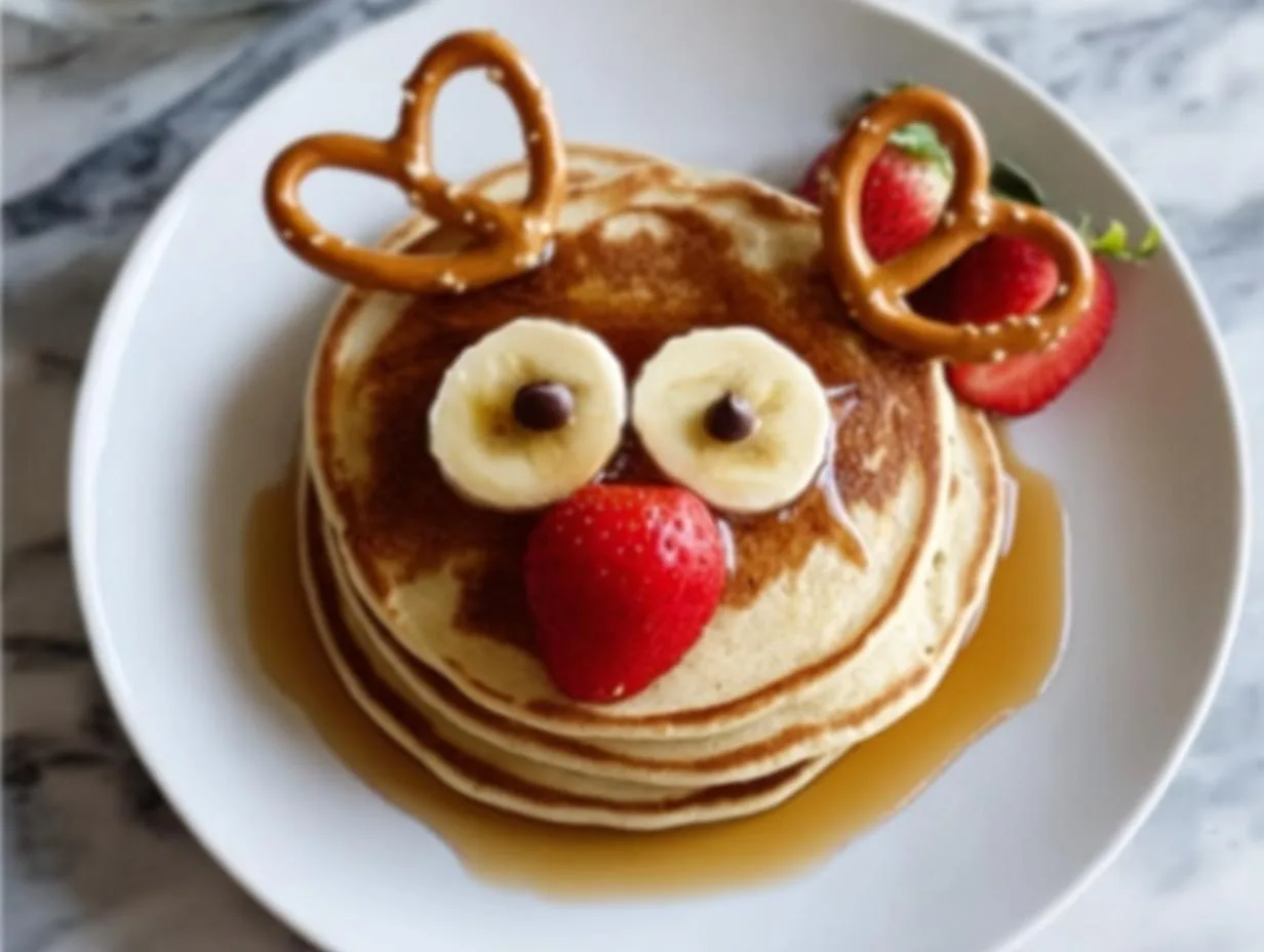 7 Magical Christmas Reindeer Pancakes Your Family Will Adore