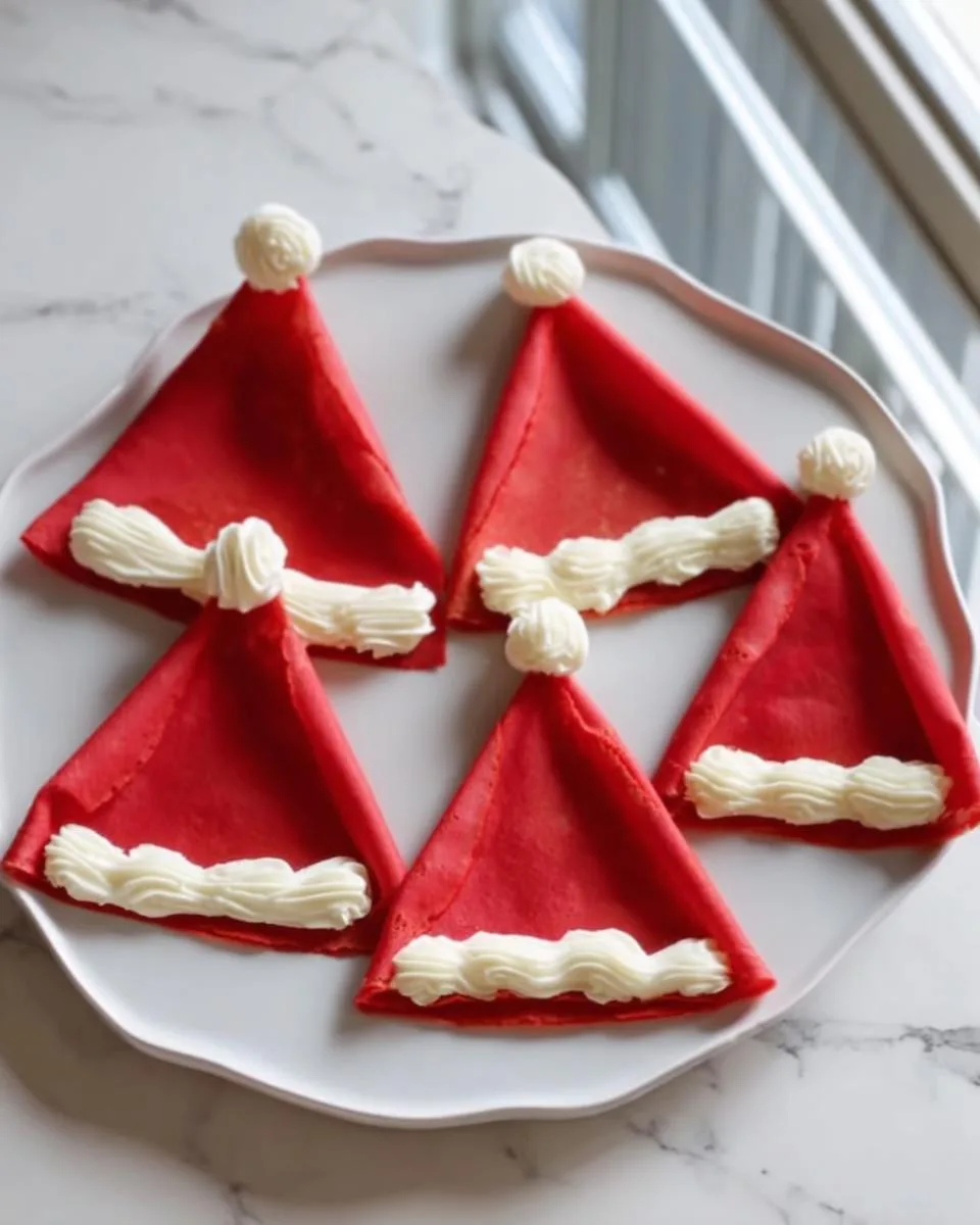 Christmas Santa’s Hat Crepes - detail 4
