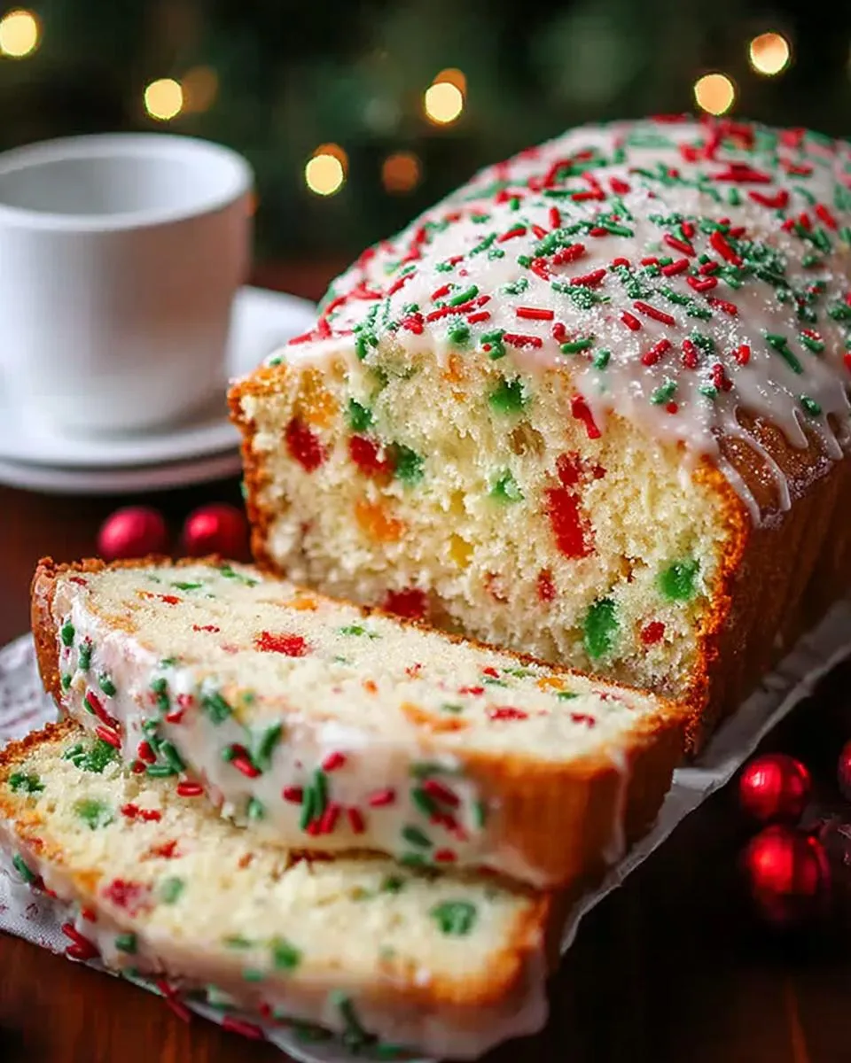 Christmas Sprinkle Buttermilk Bread - detail 3