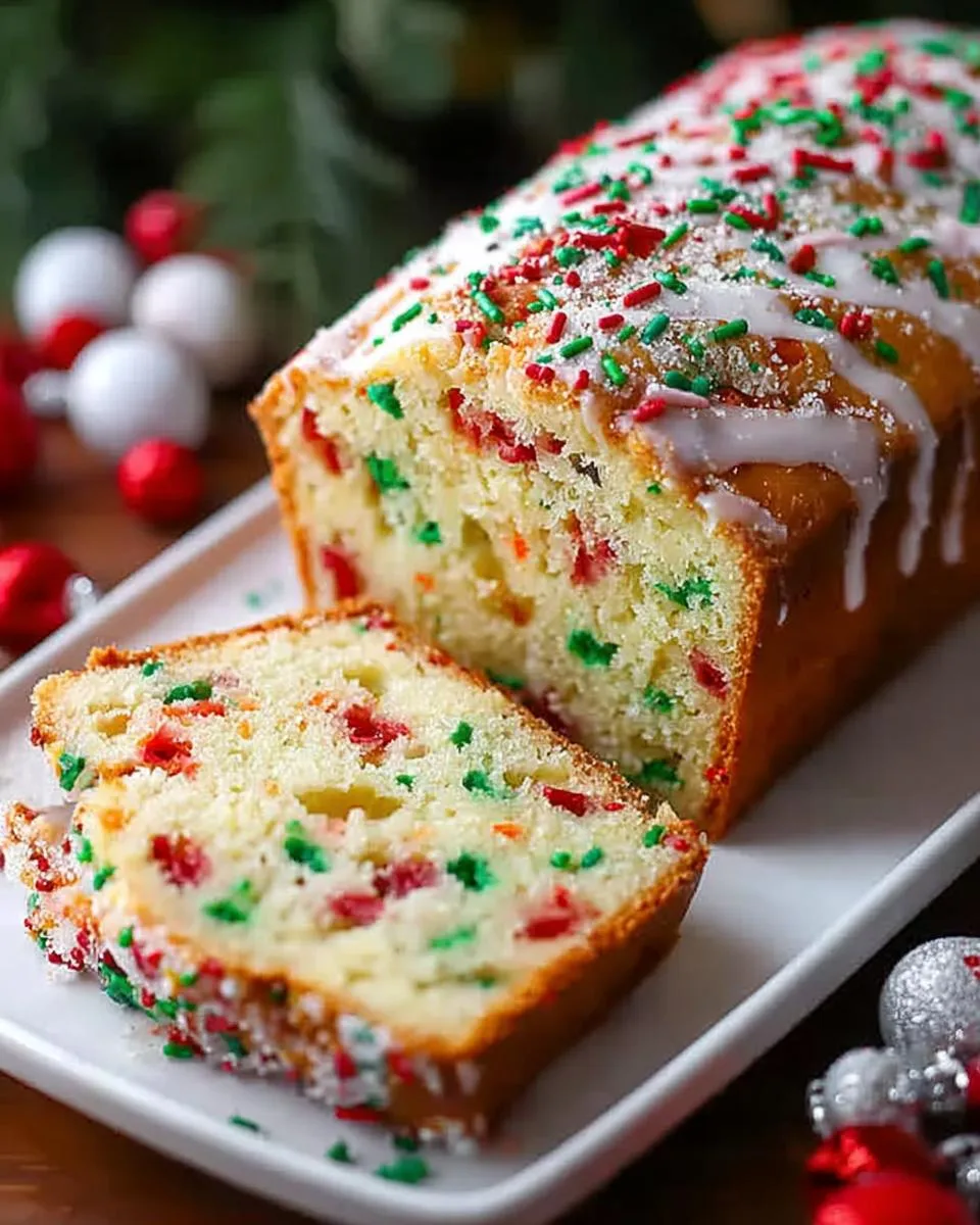 Christmas Sprinkle Buttermilk Bread - detail 4