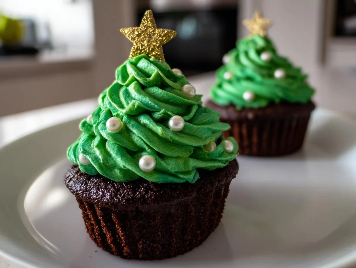 A Magical Christmas Tree Cupcakes Your Family Will Crave