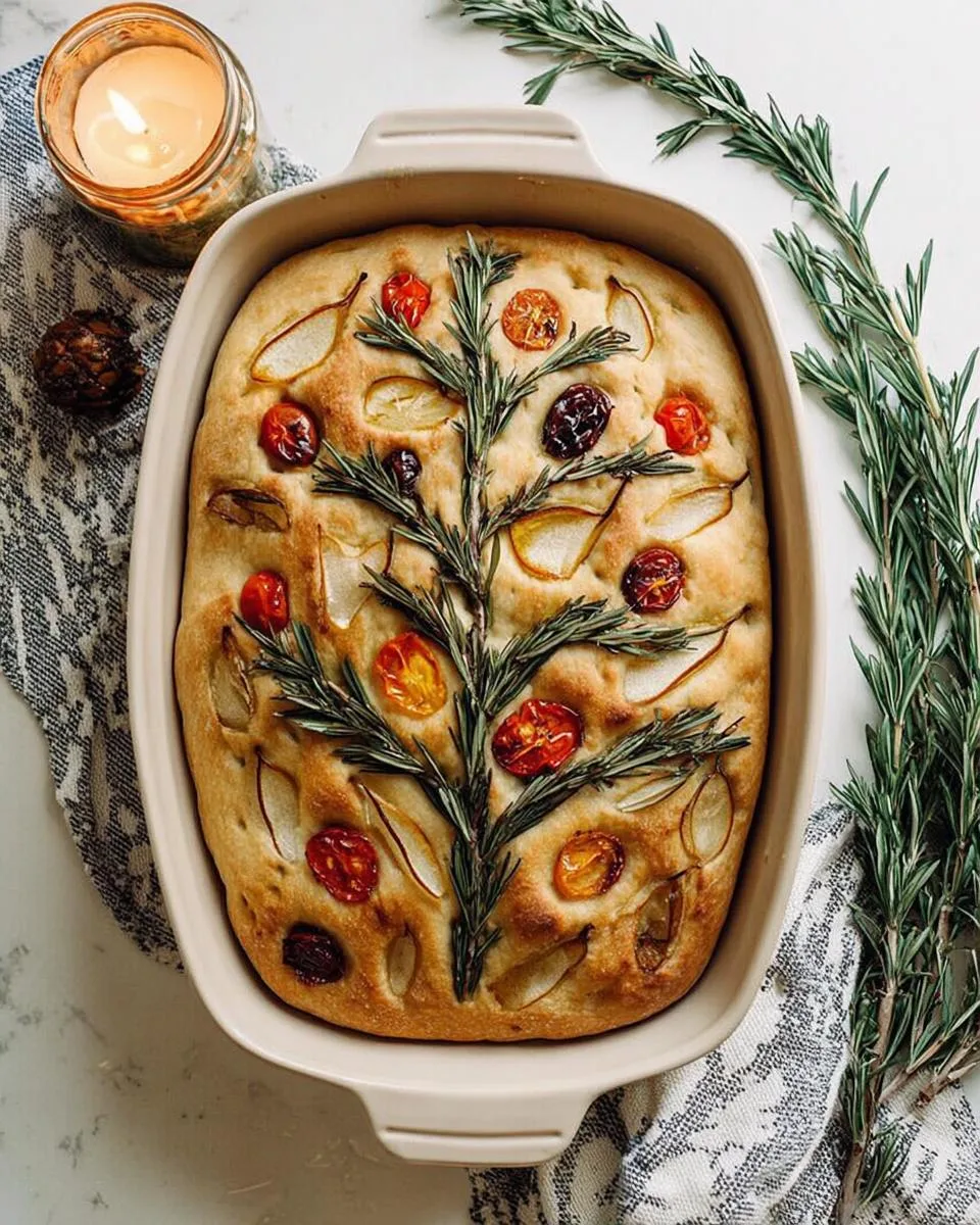 Christmas Tree Focaccia - detail 3