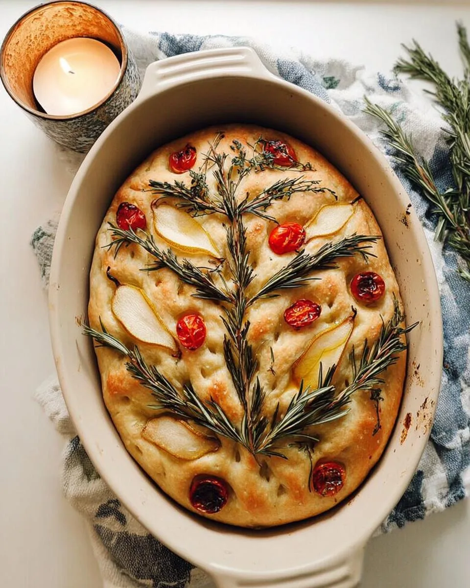 Christmas Tree Focaccia - detail 4
