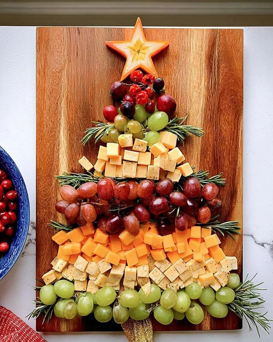 Christmas Tree Shaped Charcuterie - detail 3