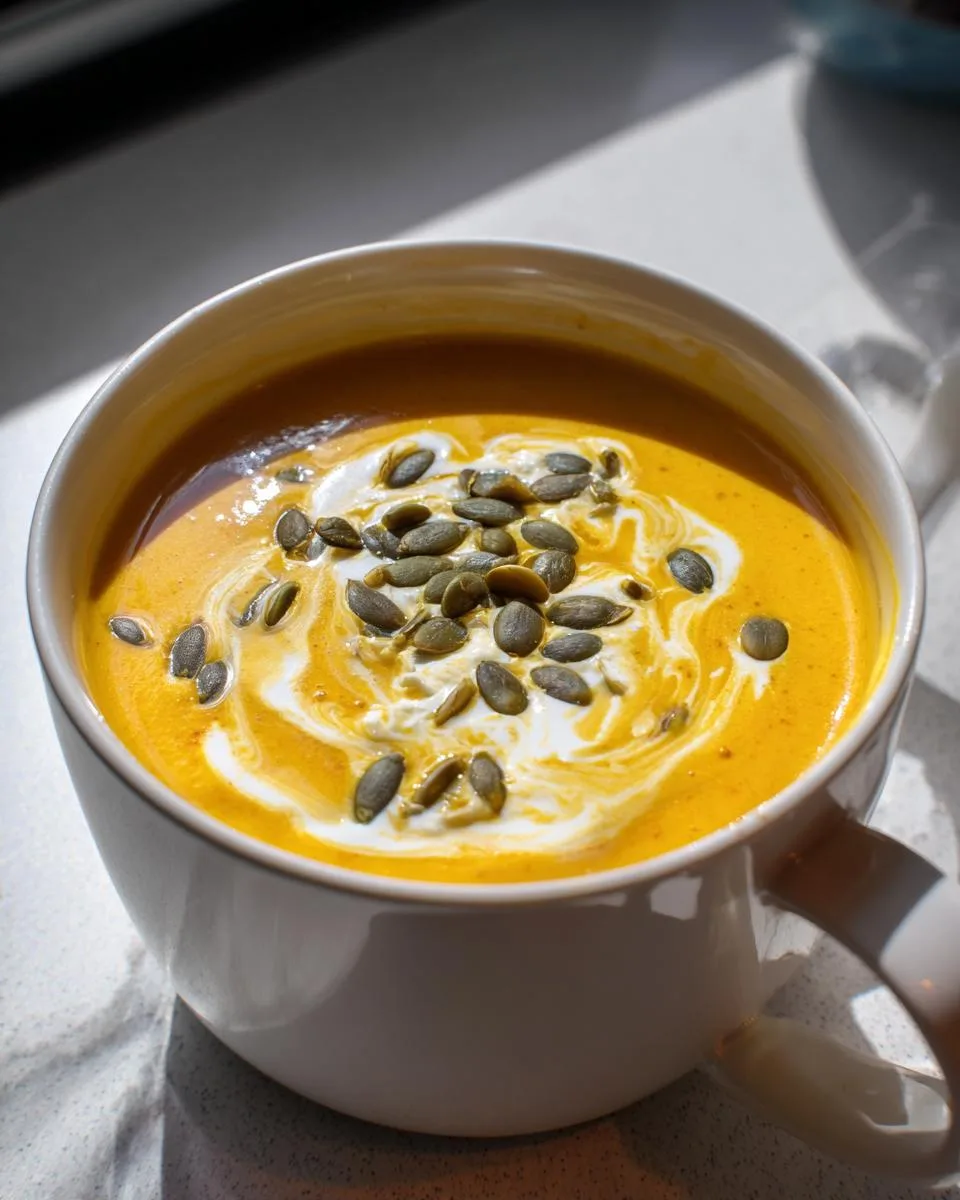 Cottage Cheese Butternut Squash Soup - detail 4