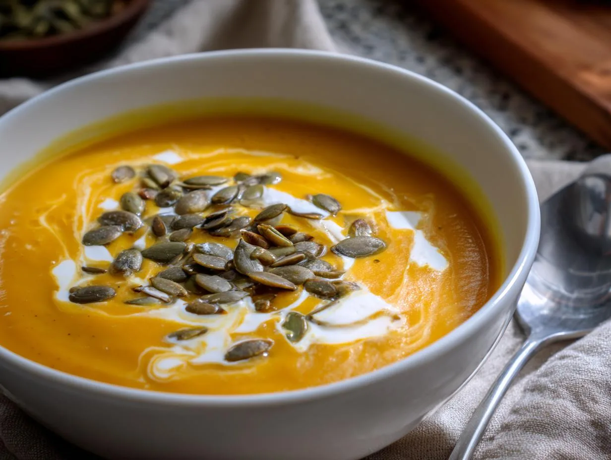 Creamy Cottage Cheese Butternut Squash Soup in 35 Minutes
