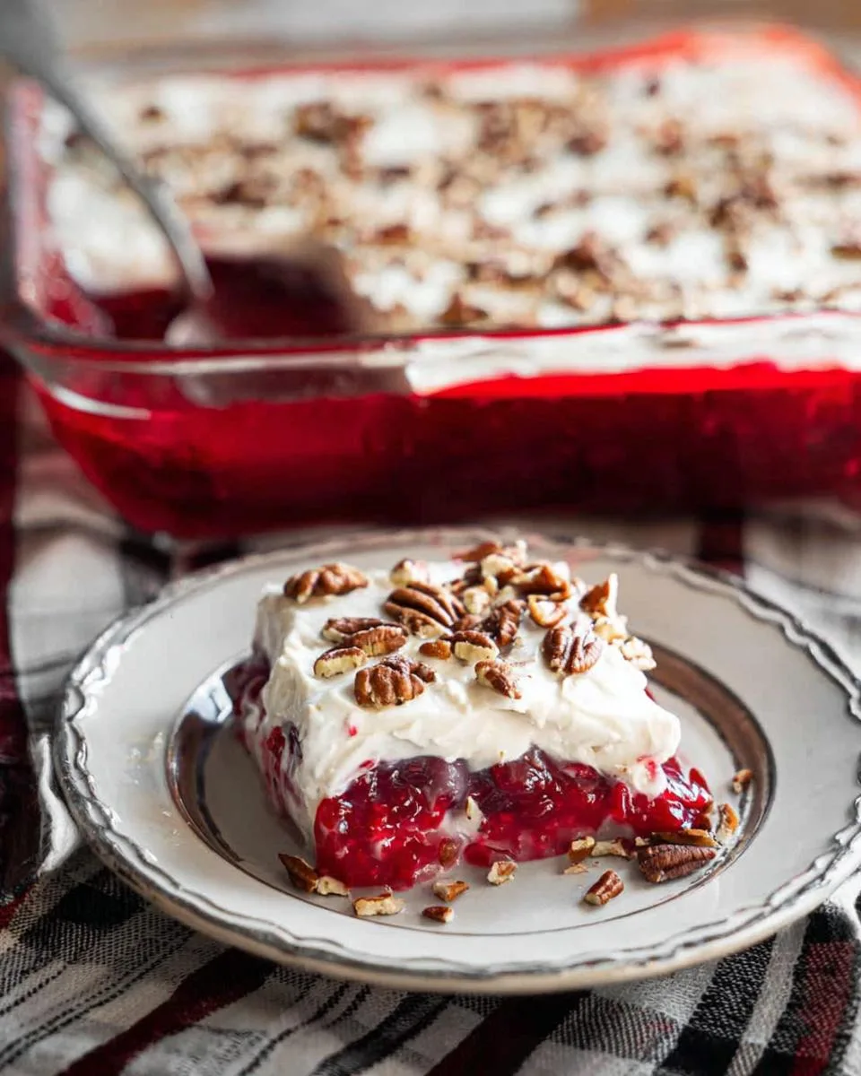 Cranberry Jello Salad - detail 3