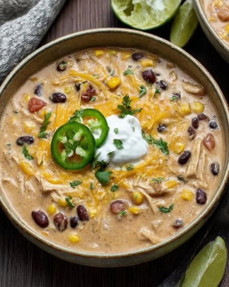 Creamy Chicken Taco Soup - detail 3