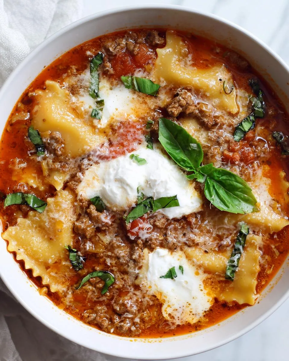 Creamy Lasagna Soup - detail 4
