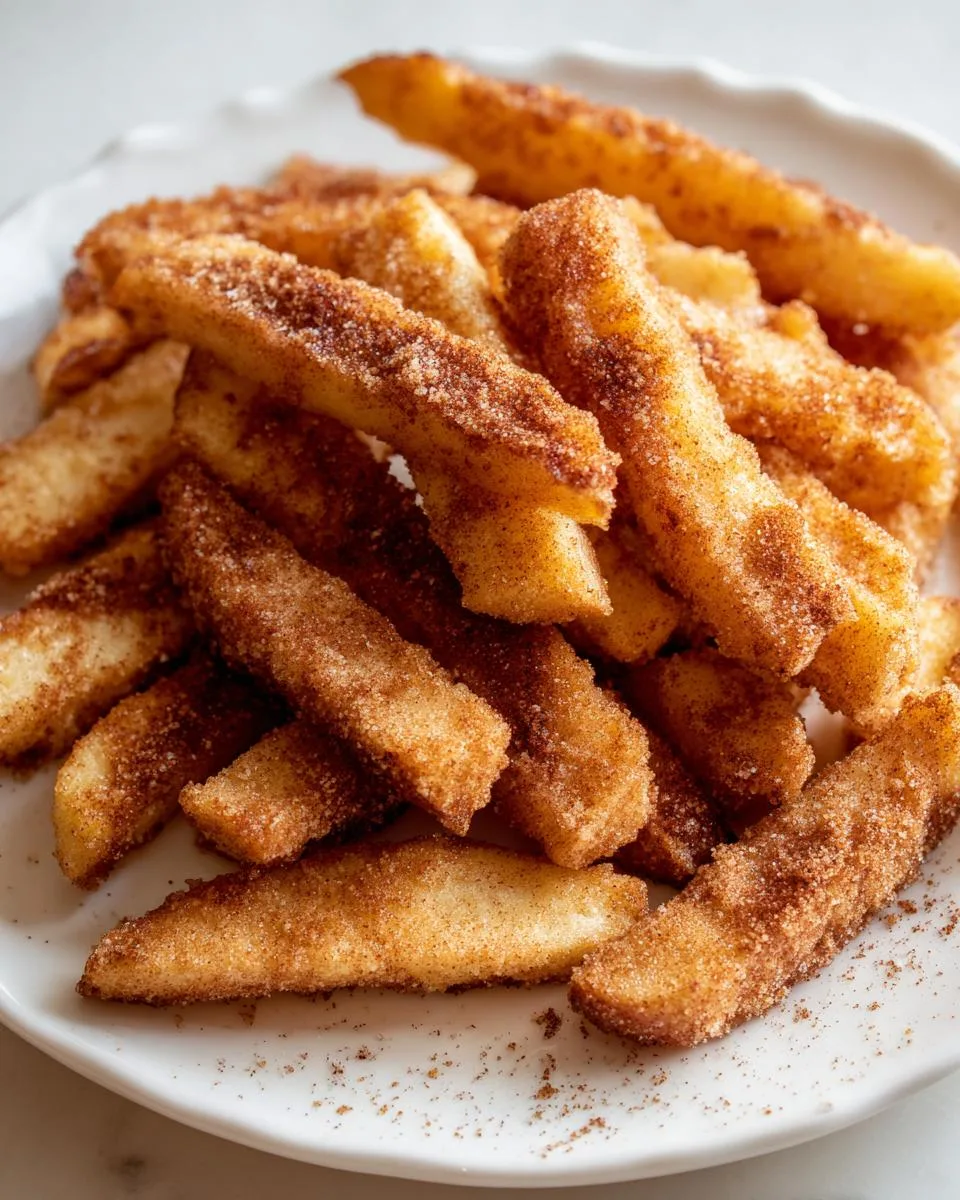 Crispy Air Fryer Apple Fries - detail 1