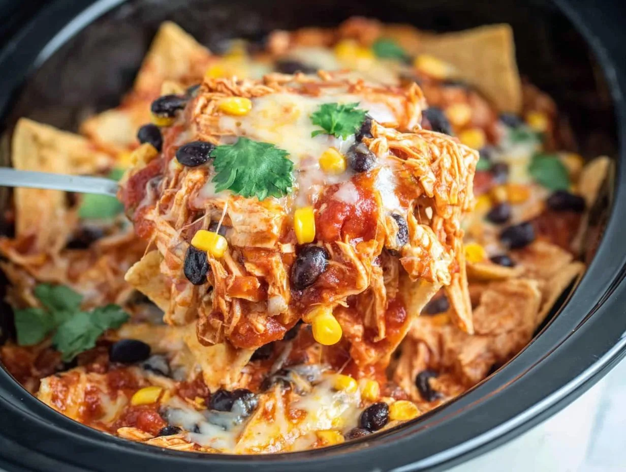 Crockpot Chicken Enchilada Casserole: 5-Star Flavor!