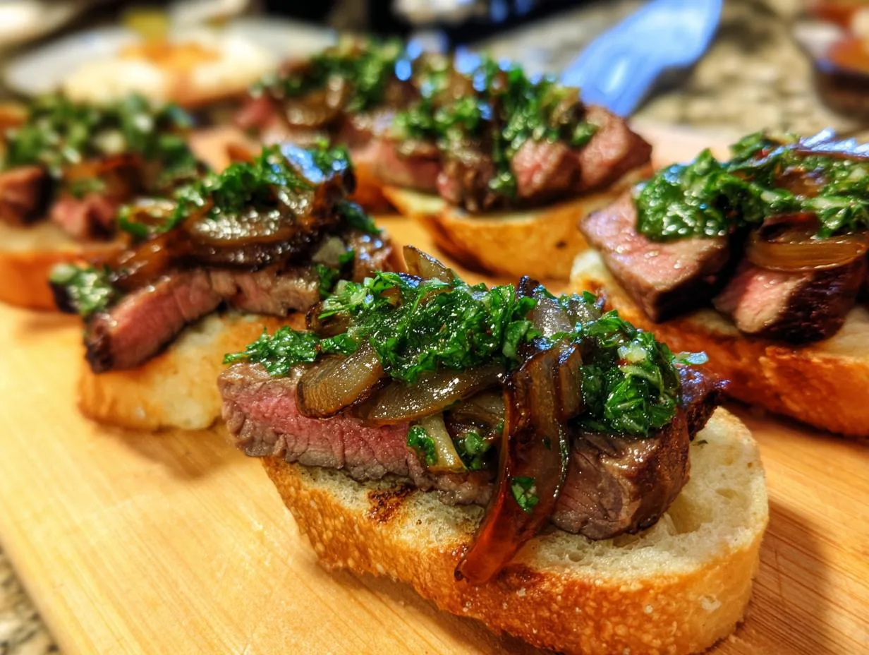 30-Minute Easy Steak Crostini: Irresistible Bites of Bliss