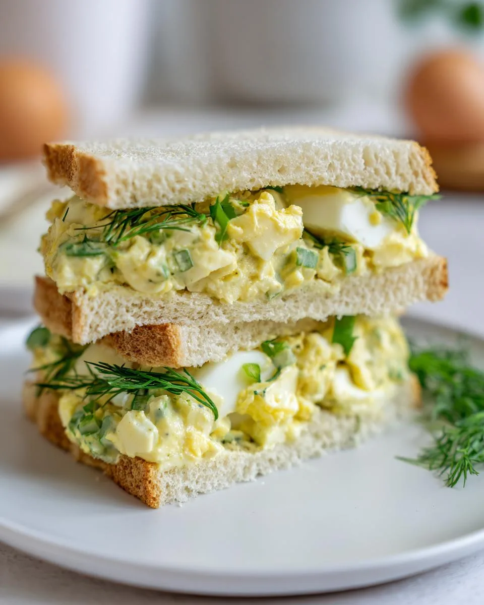 Egg Salad Tea Sandwiche - detail 1