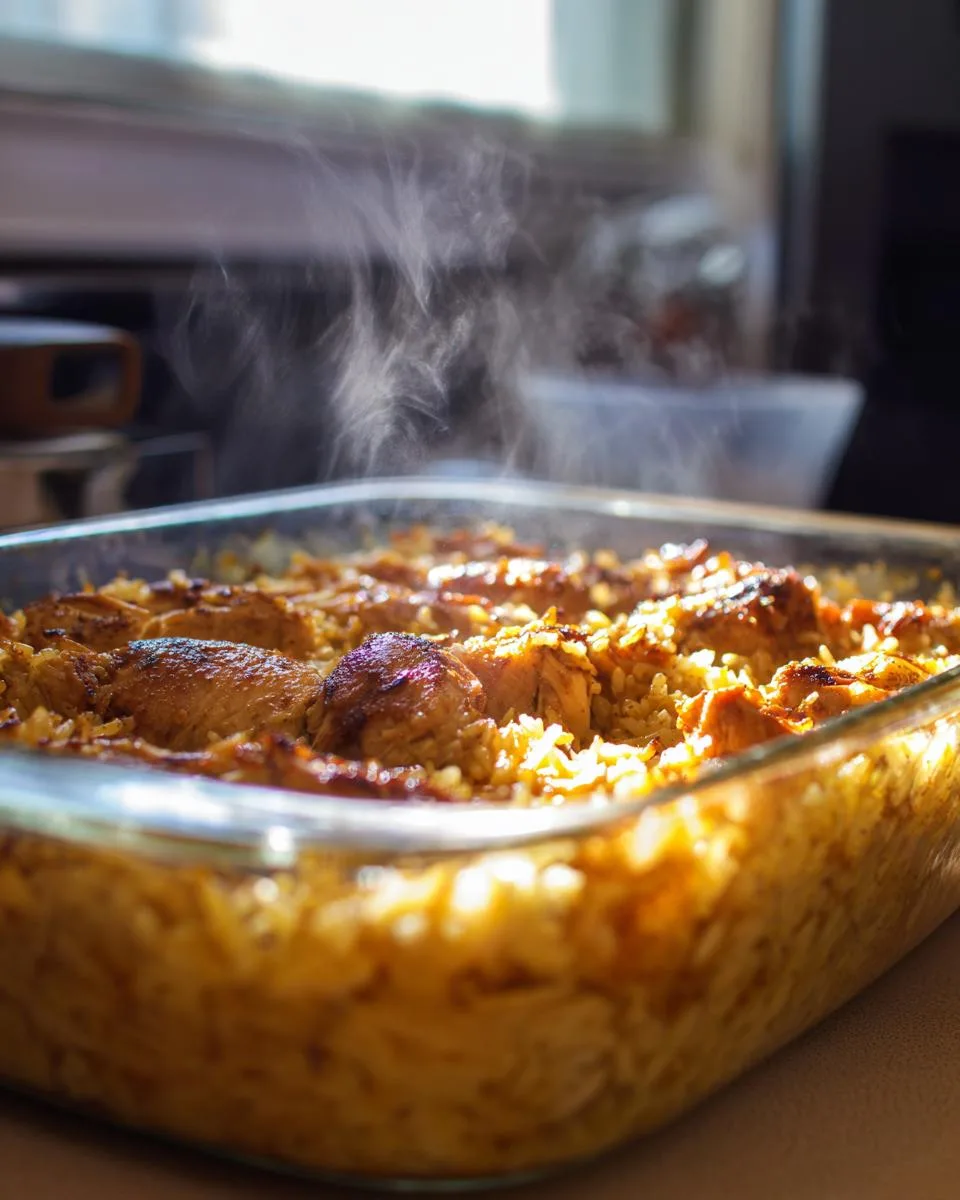 Forgotten Chicken and Rice - detail 1