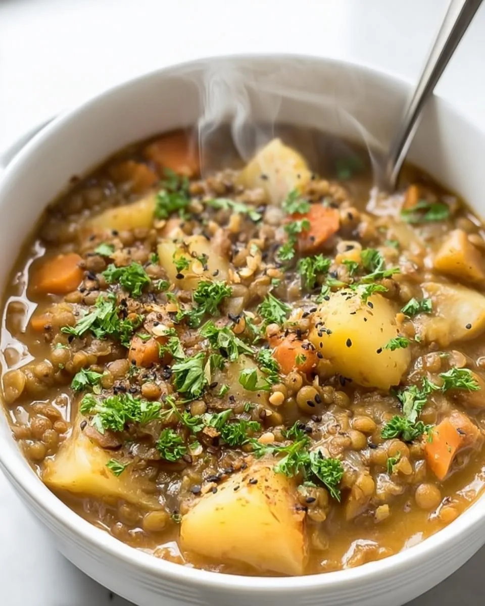 Golden Lentil Soup - detail 1