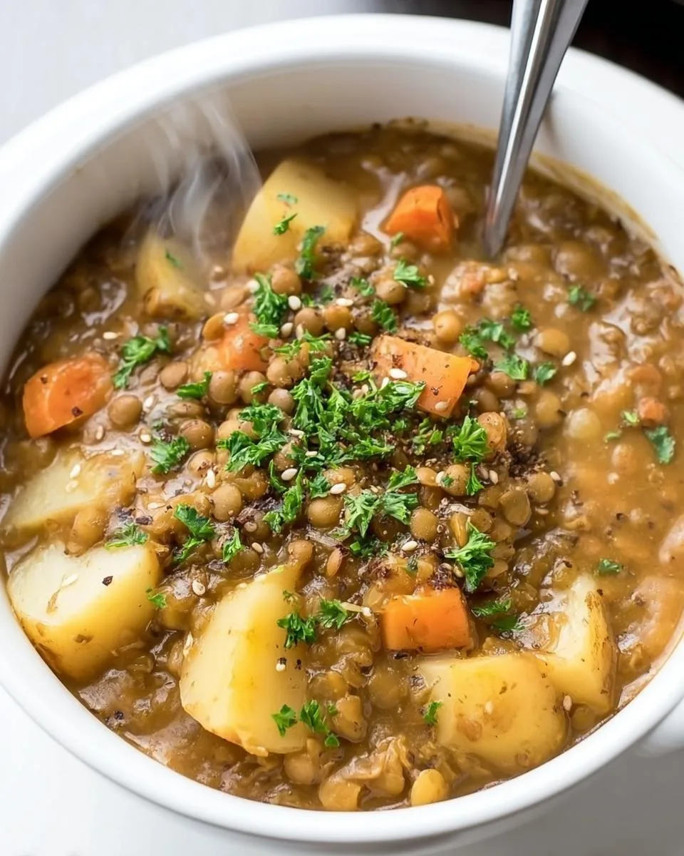 Golden Lentil Soup - detail 3