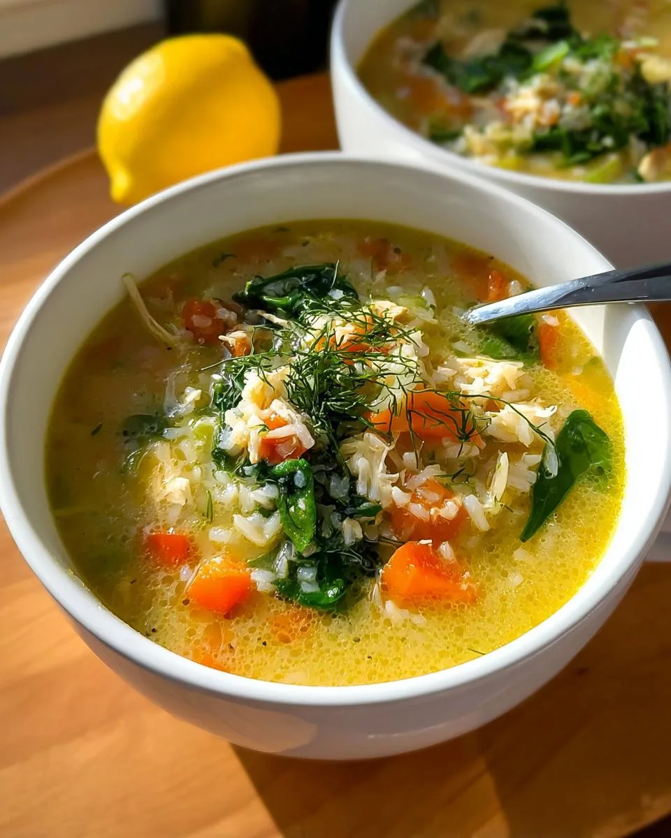 Greek Lemon Chicken Soup - detail 1
