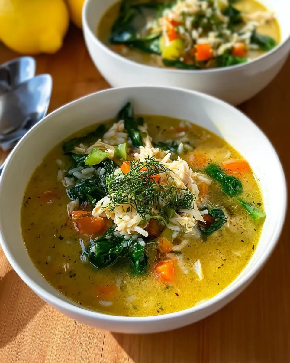 Greek Lemon Chicken Soup - detail 2