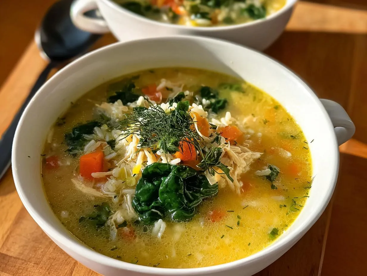 35-Minute Greek Lemon Chicken Soup: Bright Comforting Magic