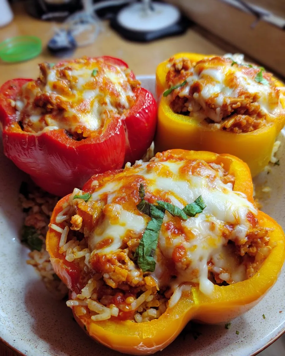 Ground Chicken Stuffed Peppers - detail 4