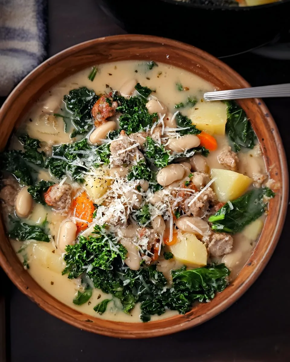 High Protein White Bean Soup - detail 1