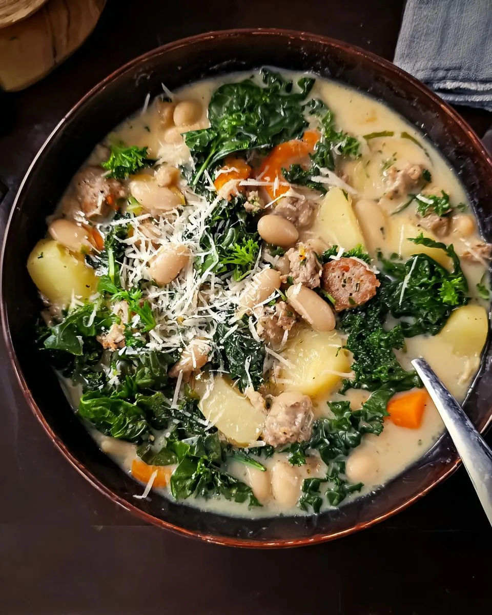 High Protein White Bean Soup - detail 3