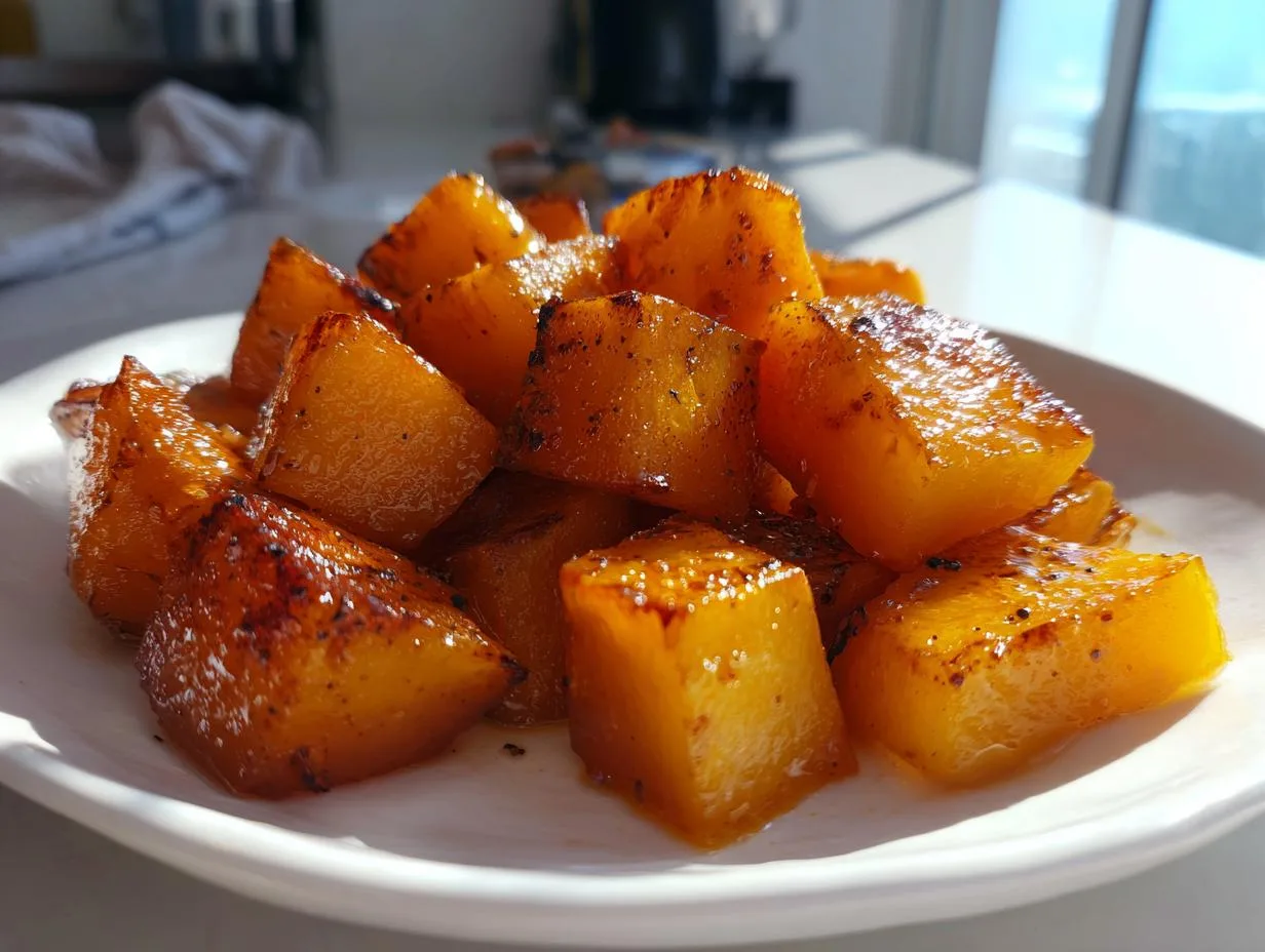 5-Ingredient Honey Roasted Butternut Squash: Steals the Show