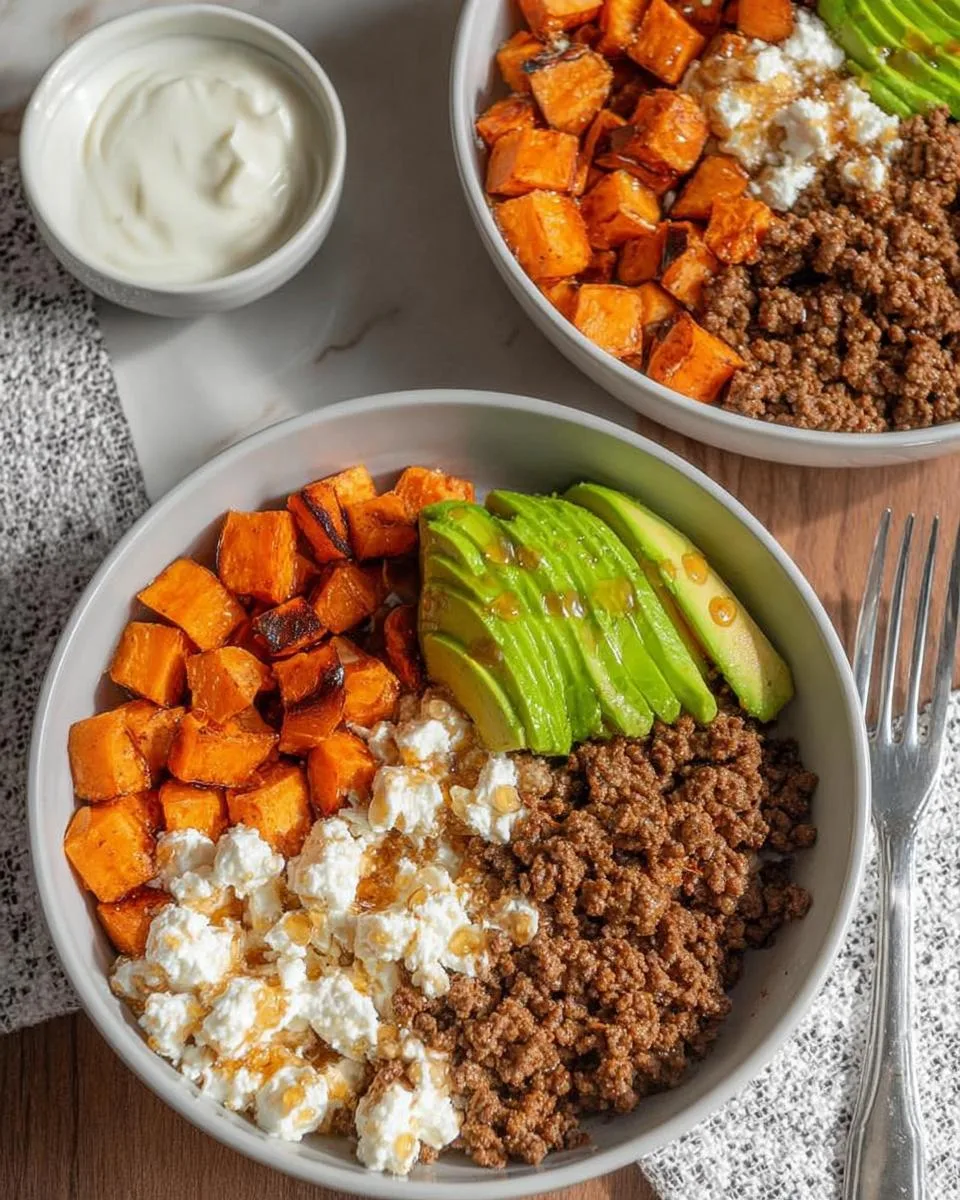 Hot honey ground beef bowls - detail 4