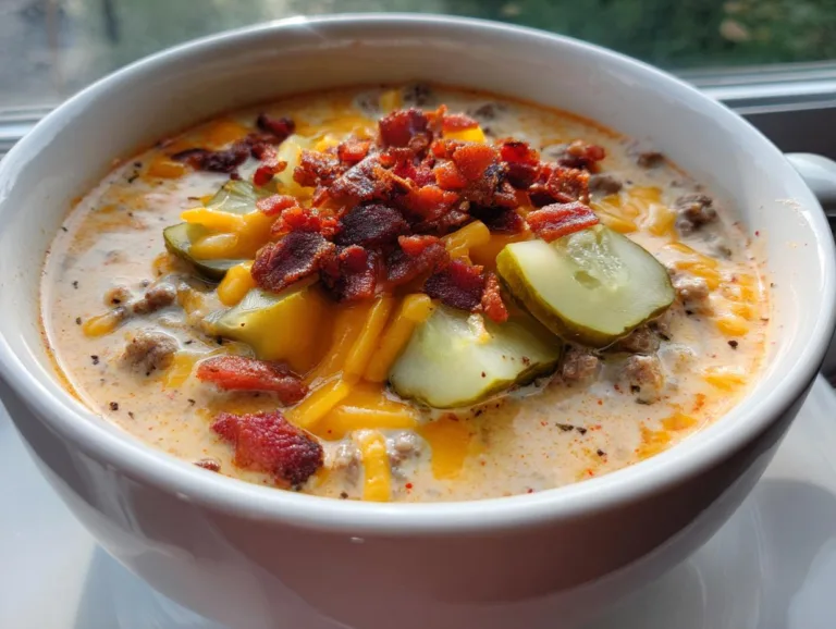 Keto Cheeseburger Soup