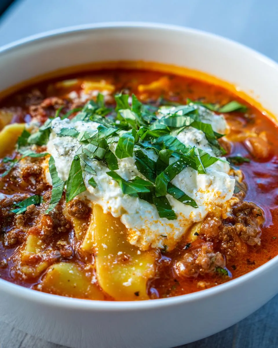 Lasagna Soup - detail 1
