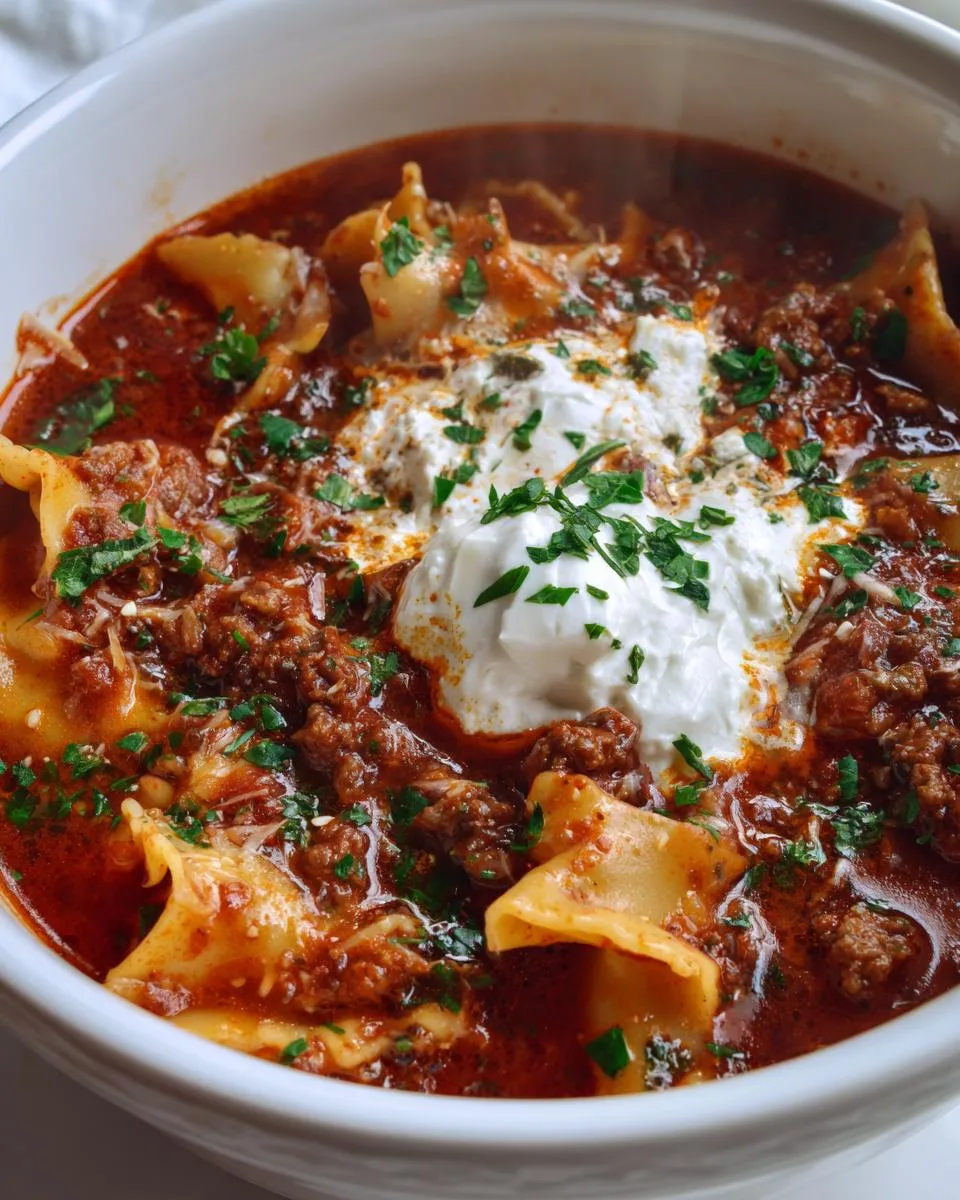 Lasagna Soup - detail 2